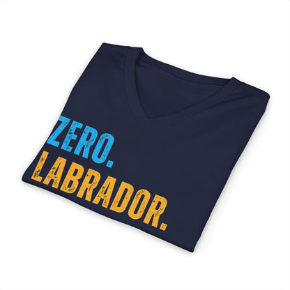 Zero Labrador Floofs Given T-Shirt | Funny Labrador Retriever Dog Lover Tee