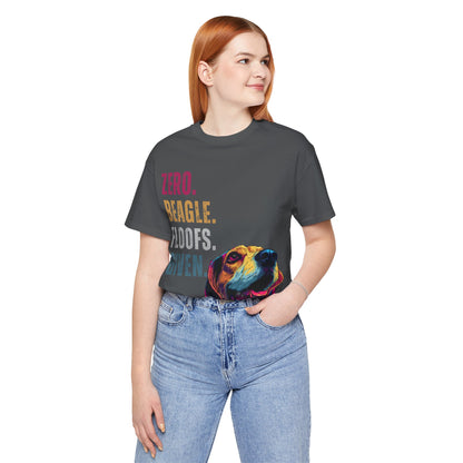 Zero Beagle Floofs Given T-Shirt | Funny Beagle Dog Lover Tee