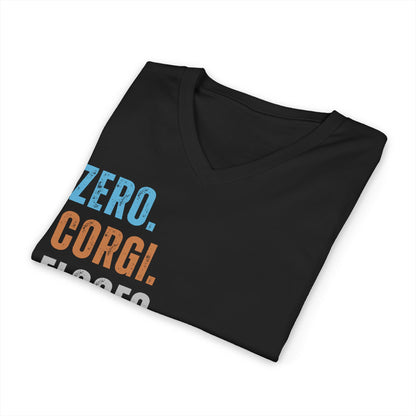 Zero Corgi Floofs Given Unisex T-Shirt | Funny Corgi Dog Lover Tee