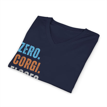 Zero Corgi Floofs Given Unisex T-Shirt | Funny Corgi Dog Lover Tee