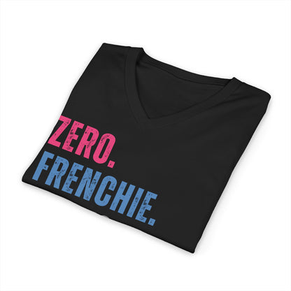 Zero Frenchie Floofs Given Unisex T-Shirt | Funny French Bulldog Dog Lover Tee