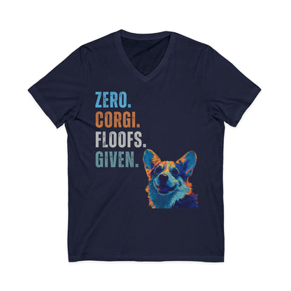 Zero Corgi Floofs Given Unisex T-Shirt | Funny Corgi Dog Lover Tee